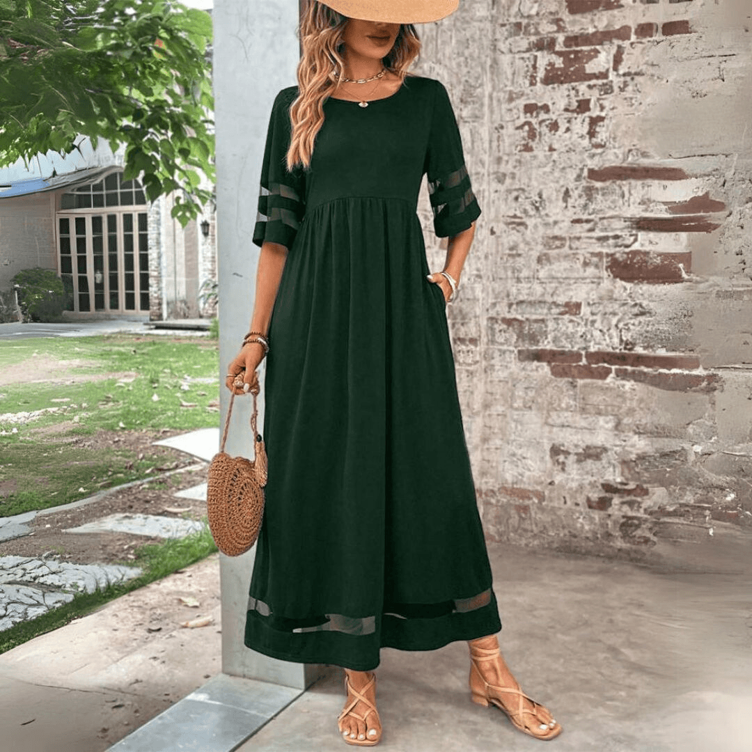 LunaGrace Elegant Maxi Dress for Sophisticated Occasions