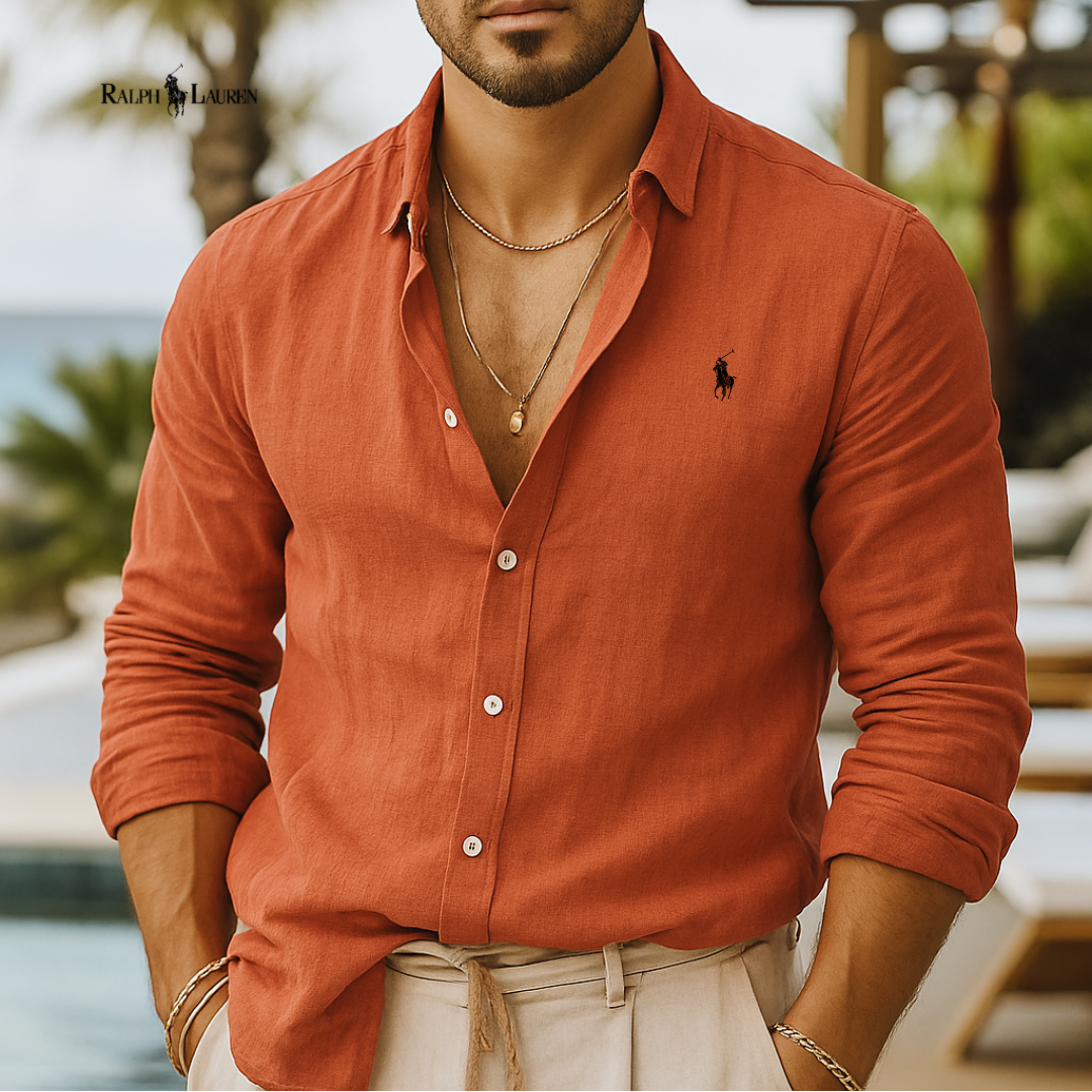 Camisa informal para hombre - ᏒᎪᏞᏢᎻ ᏞᎪՍᏒЕΝ