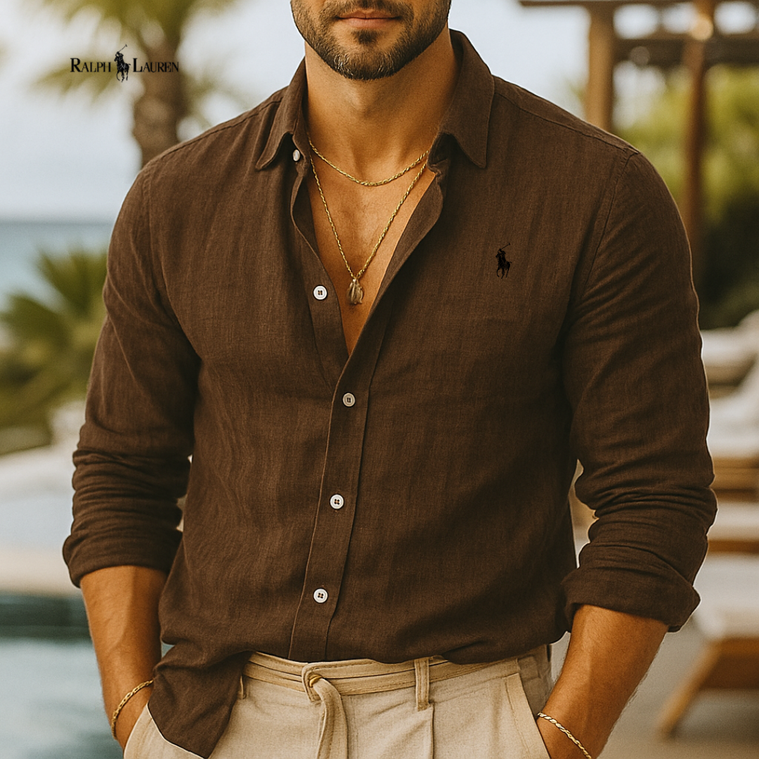 Camisa informal para hombre - ᏒᎪᏞᏢᎻ ᏞᎪՍᏒЕΝ