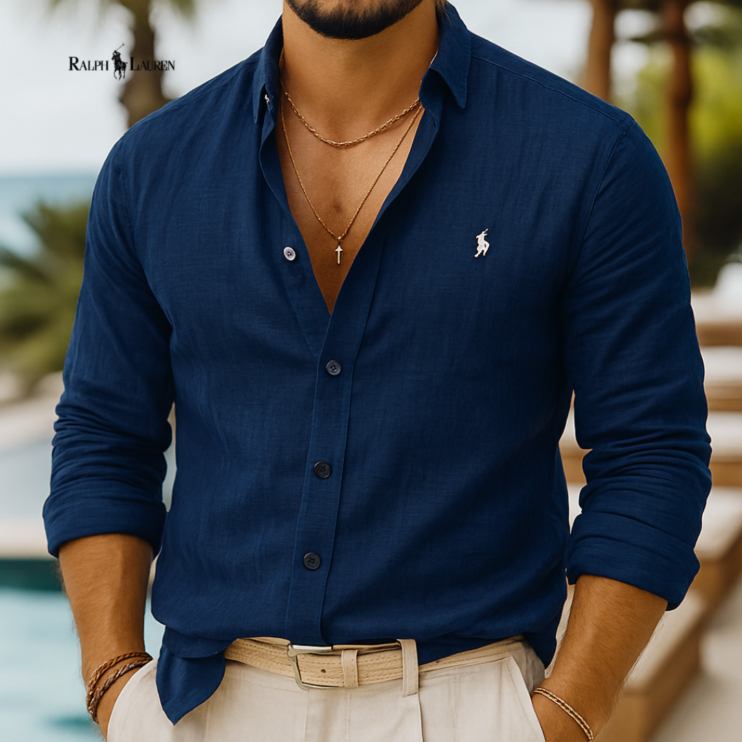 Camisa informal para hombre - ᏒᎪᏞᏢᎻ ᏞᎪՍᏒЕΝ