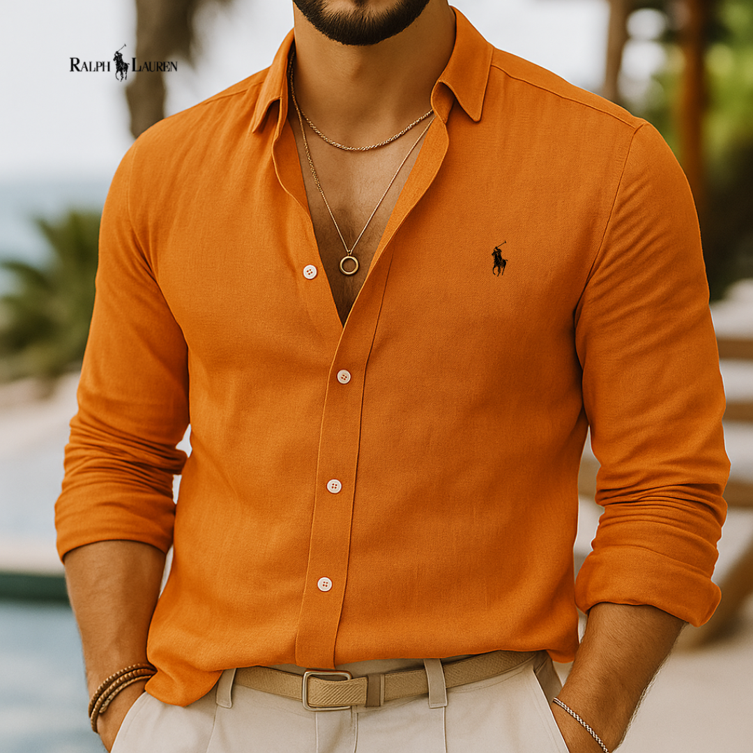 Camisa informal para hombre - ᏒᎪᏞᏢᎻ ᏞᎪՍᏒЕΝ