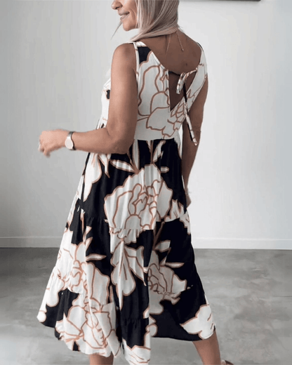 Vera Flora Bohemian Dress for Women - Effortless Elegance