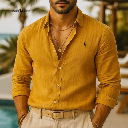 Camisa informal para hombre - ᏒᎪᏞᏢᎻ ᏞᎪՍᏒЕΝ