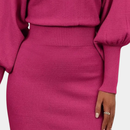 Isabella Couture Premium Fabric Dress with Timeless Elegance